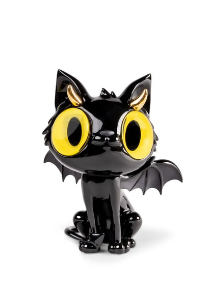 Lladró: Little devil cat Sculpture. Limited Edition