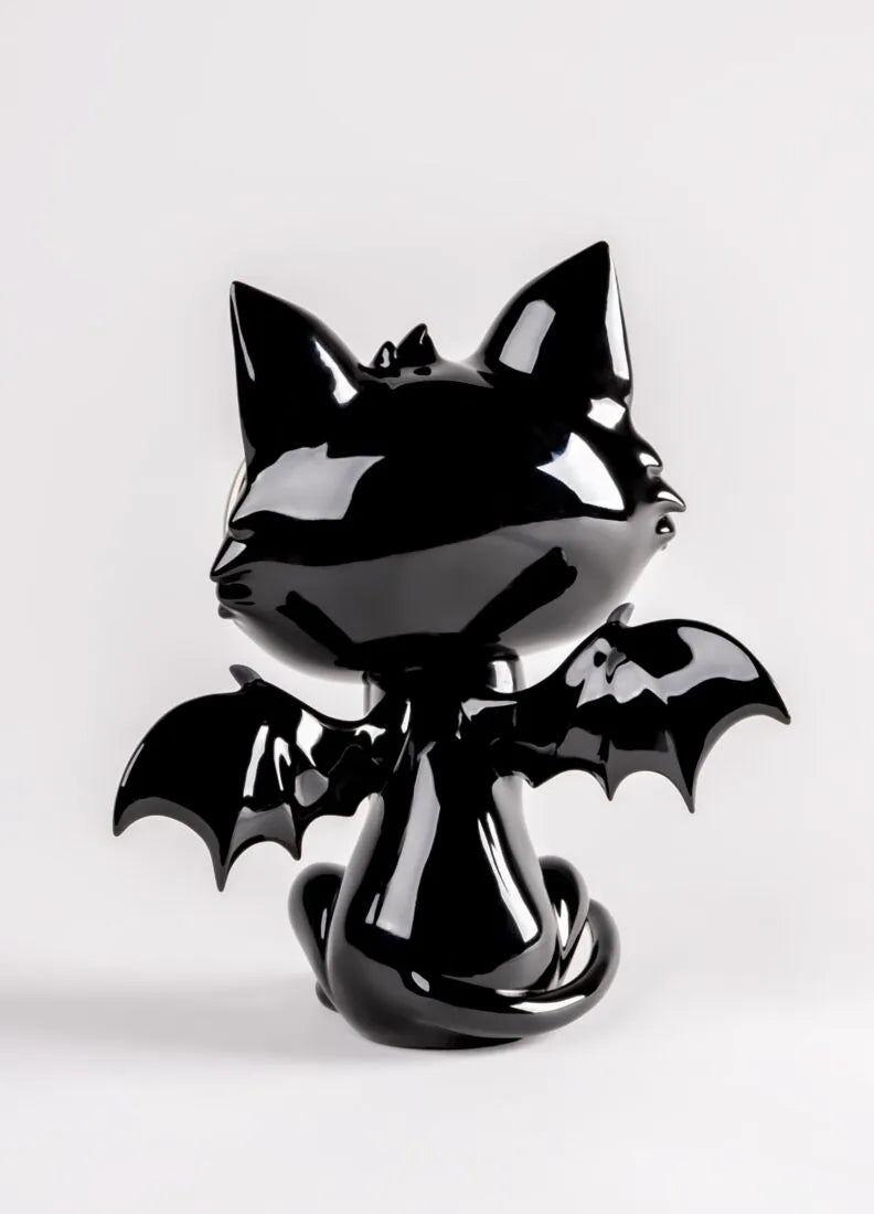 Lladró: Little devil cat Sculpture. Limited Edition