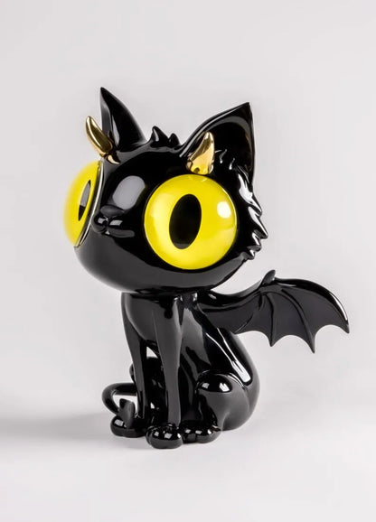 Lladró: Little devil cat Sculpture. Limited Edition