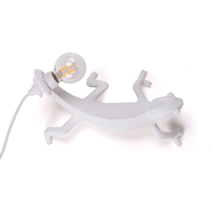 Seletti - Lighting: Chameleon Lamp Right Going Down