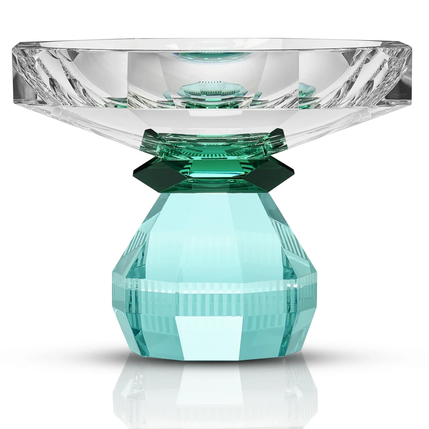 Reflections - Objects: Madison Bowl Azure/ Clear/ Green
