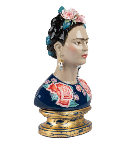 Lladró: Frida Kahlo Figurine. Blue. Limited Edition