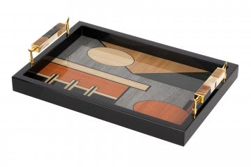 Ethan Chloe: Abstract Horn Handel Tray