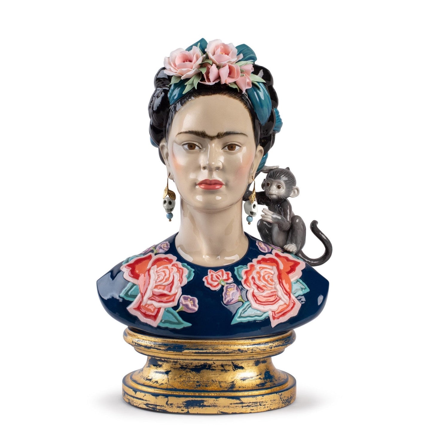 Lladró: Frida Kahlo Figurine. Blue. Limited Edition