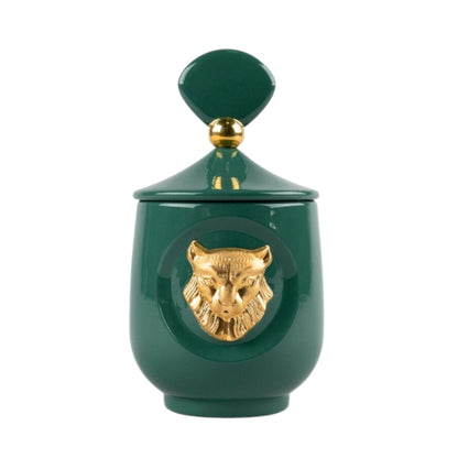 Lladró: Lynx candle Luxurious animals. Redwood fire Scent