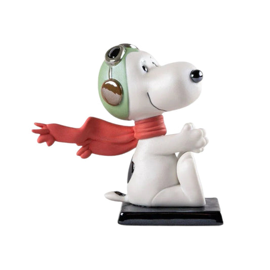 Lladró: Snoopy Flying Ace Figurine