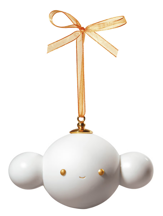 Lladró: Friends with you ornament 5 (White/ Golden)