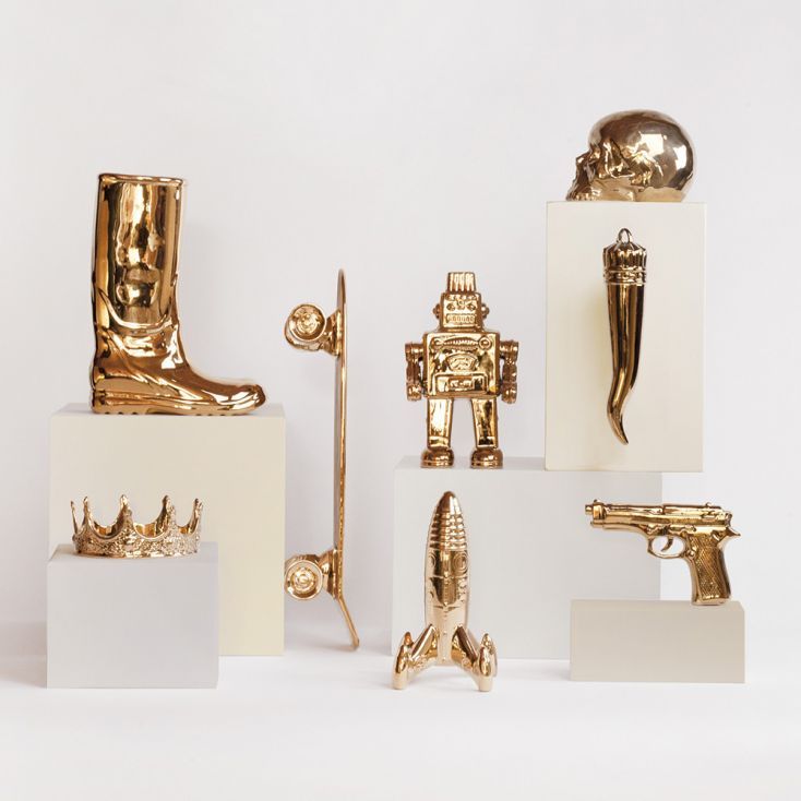 Seletti - Objects: Memorabilia Gold My Gun