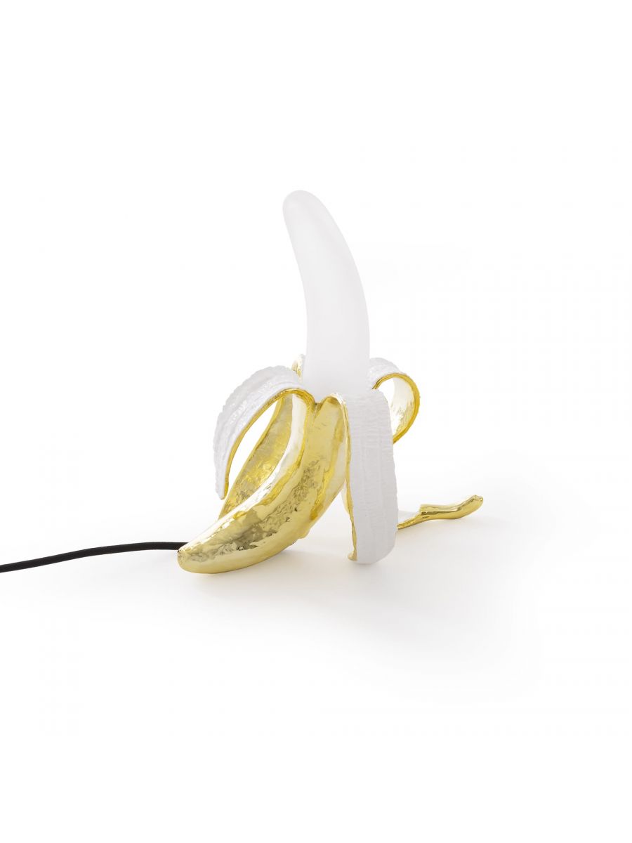 Seletti - Lighting: Banana Lamp Louie Gold