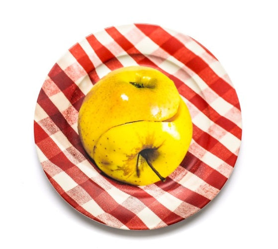 Seletti - Wears Toiletpaper Porcelain Plates: Porcelain Plate Apple