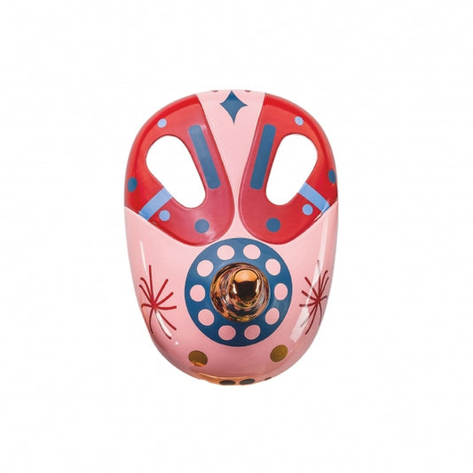 Bosa Elephant Mask Glossy Baby Pink with Graphic