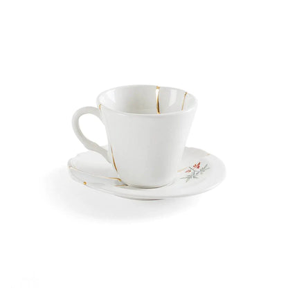 Seletti - Art de la table: Kintsugi Coffee Cup with Saucer iii