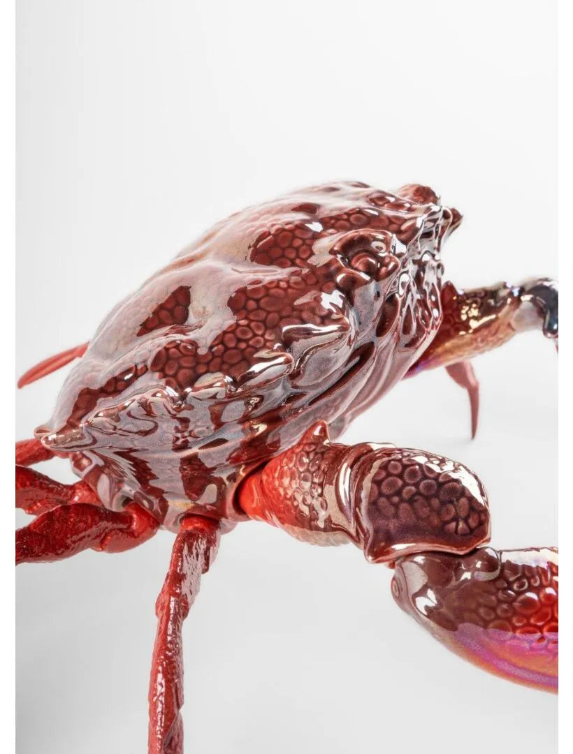 Lladró: Crab Sculpture Red