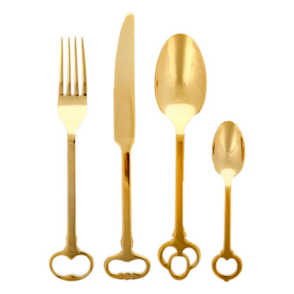 Seletti - Art de la Table: Gold Keytlery